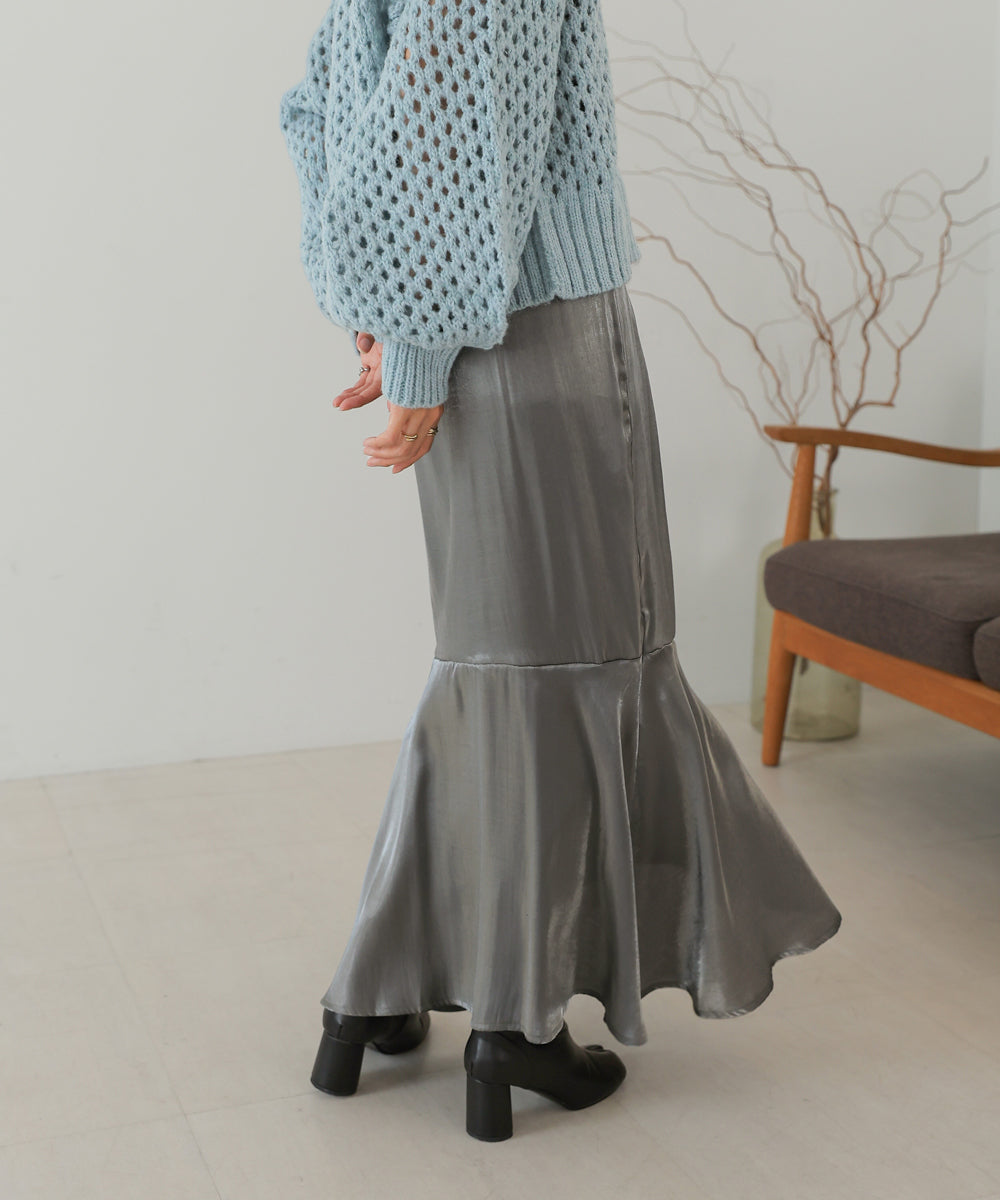 NARROW FLARED SKIRT