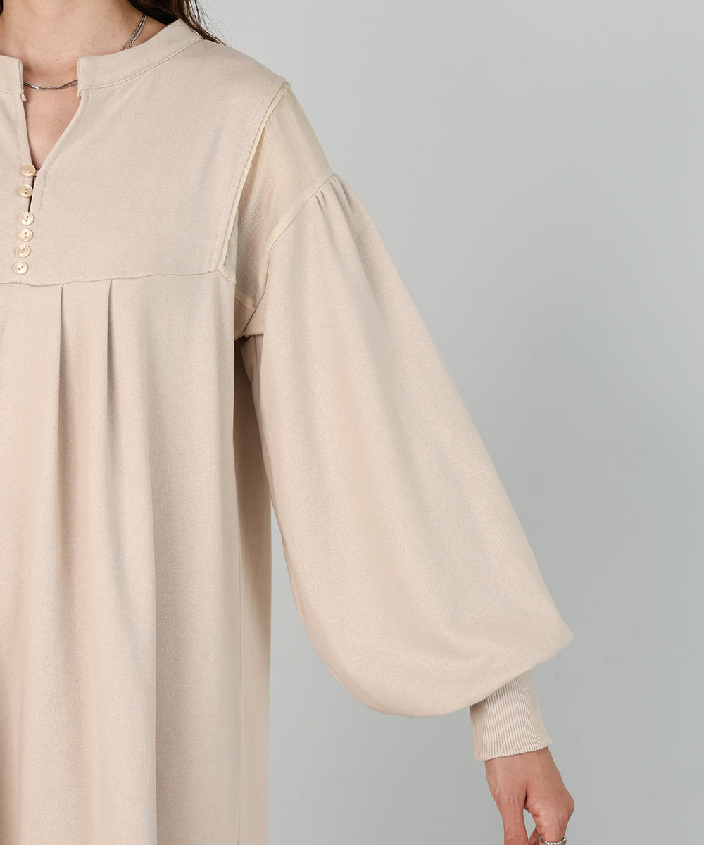 KAFTAN SHEER SWEAT ONEPIECE