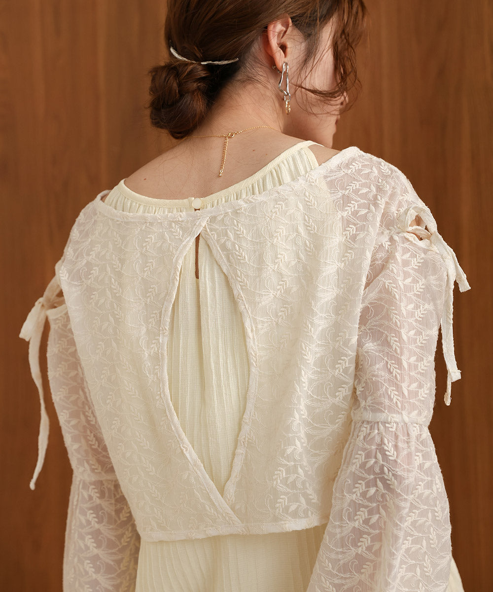 LACE BLOUSE + AMERI ONEPIECE SET