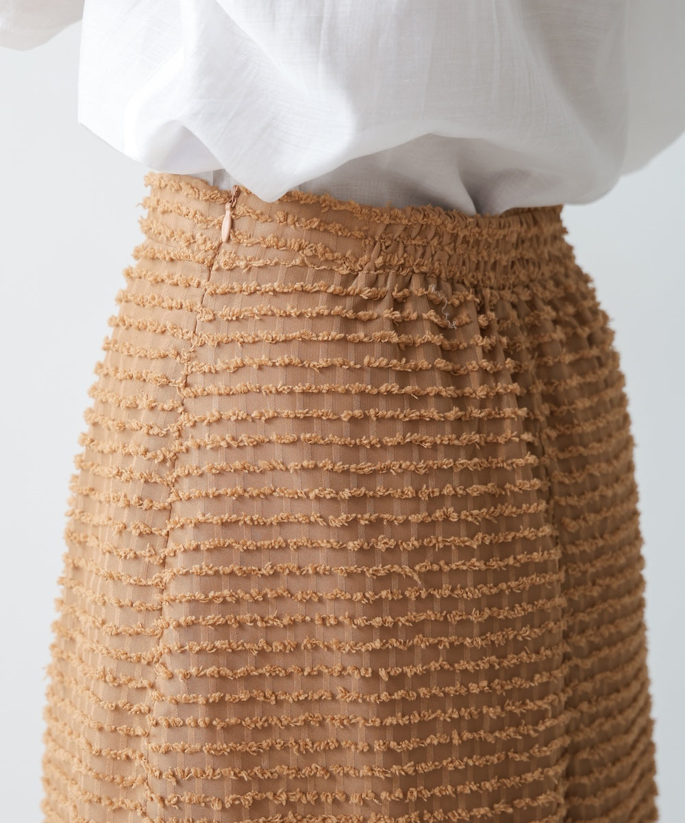 mini fringe I-line skirt