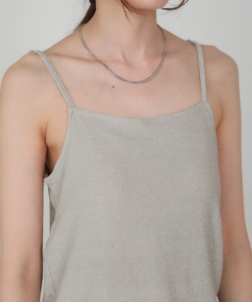 lame camisole with cup