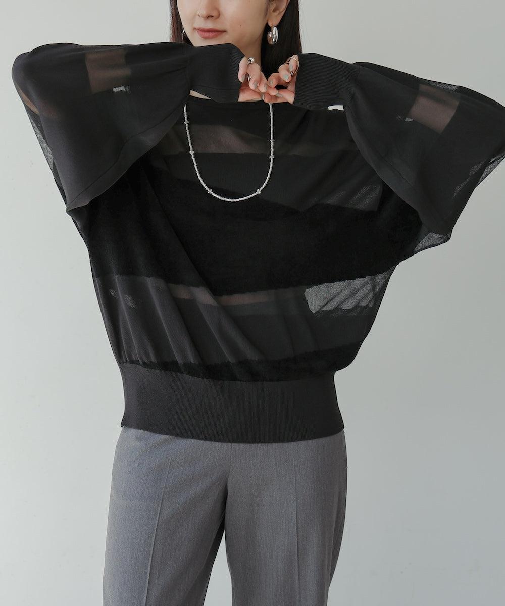 IRREGULAR SHEER TOPS