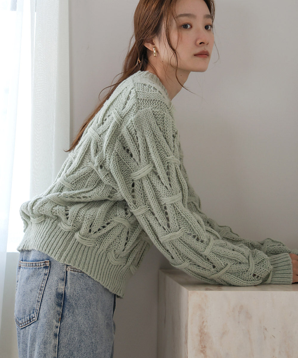 MOHAIR LIKE ANYVEN KNIT