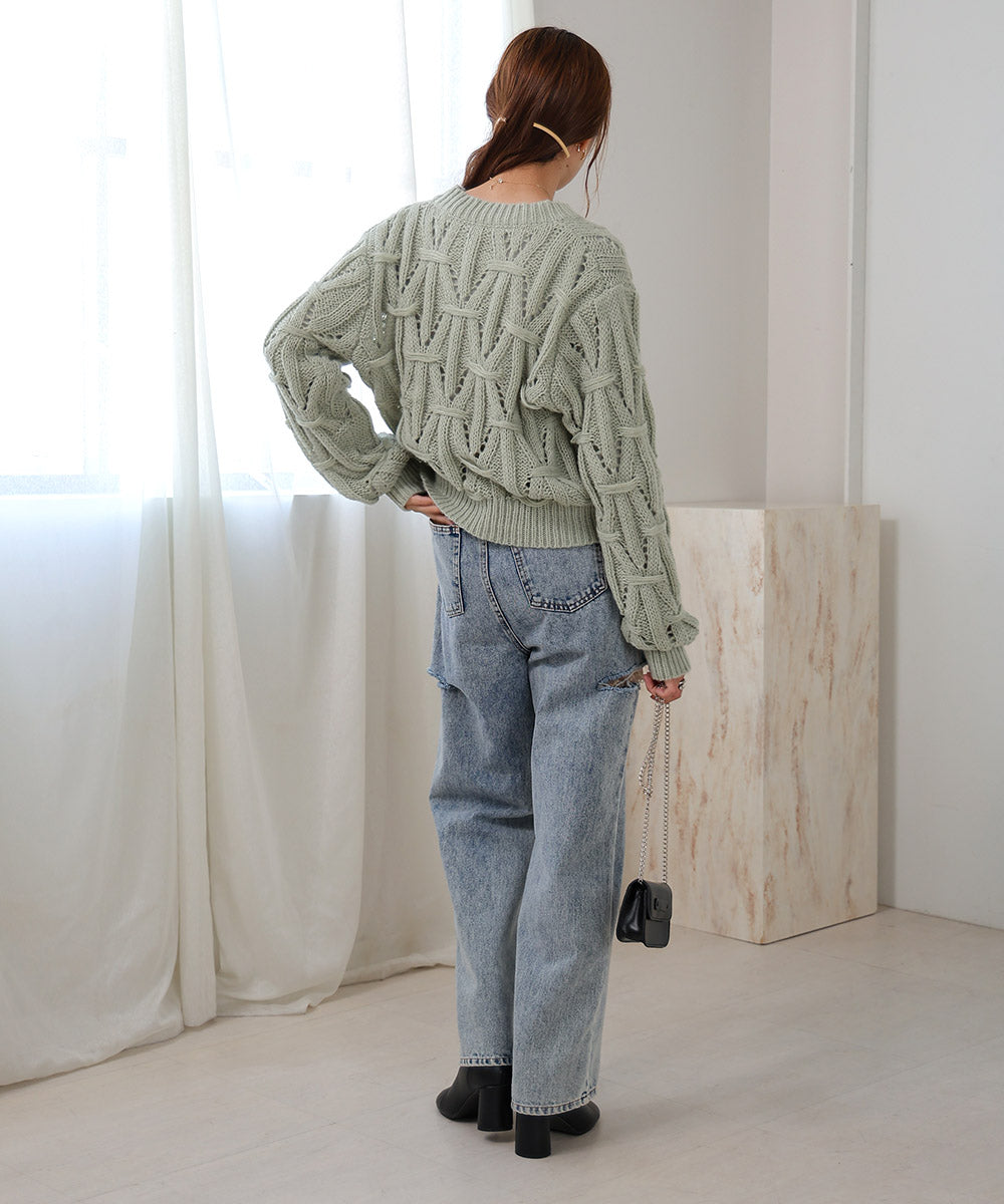 MOHAIR LIKE ANYVEN KNIT