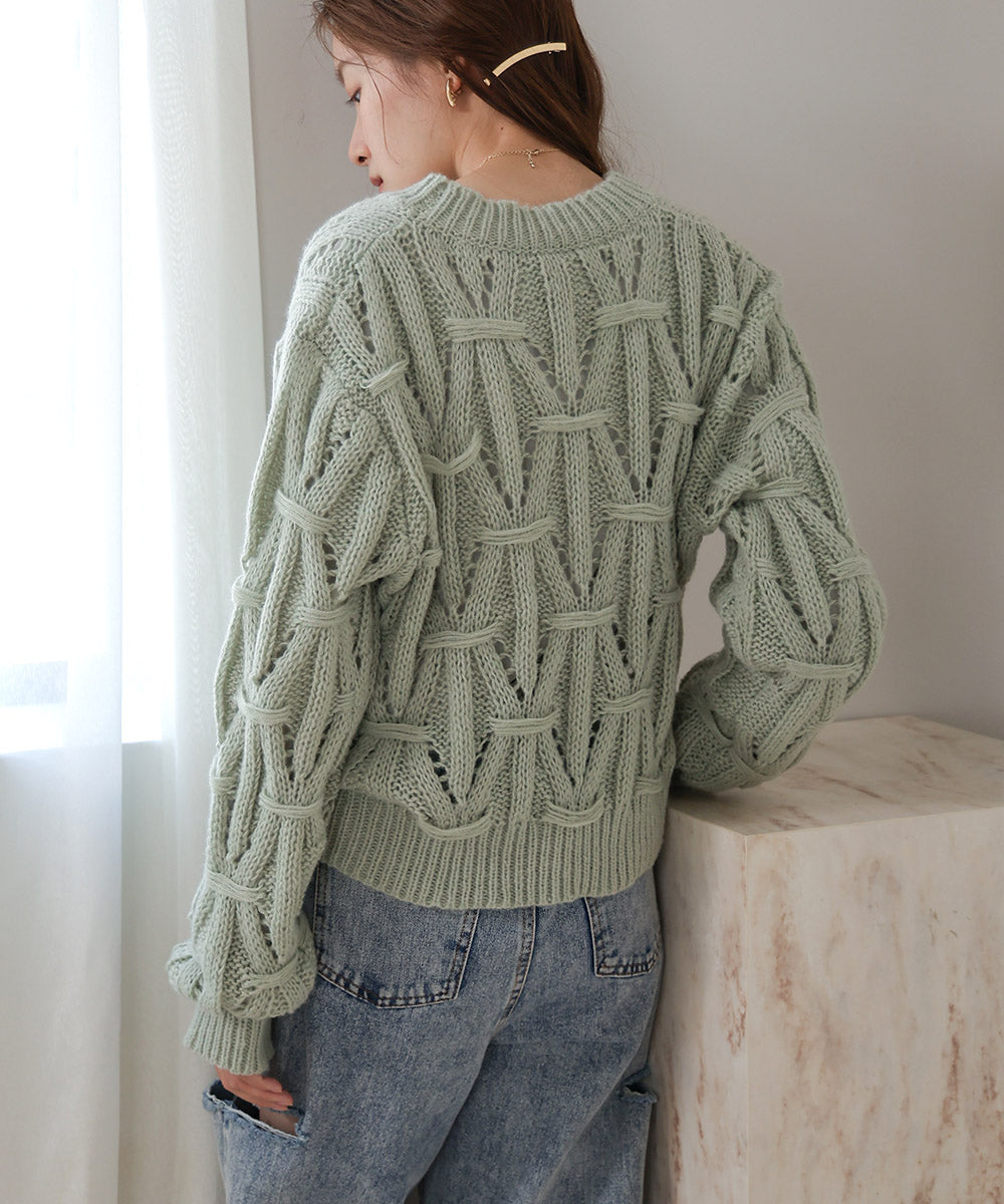 MOHAIR LIKE ANYVEN KNIT