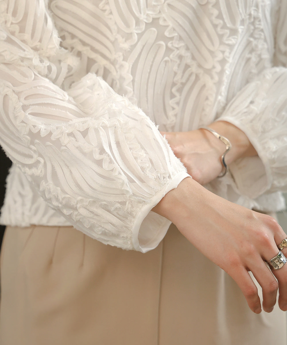 BATTEN LACE BLOUSE