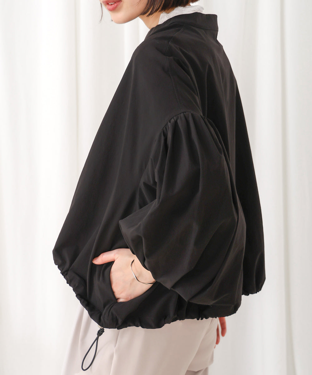 低価SALE専用【人気売切れ品】ESICAバルーン袖ジャケット+リネンライク2タックパンツ パンツ