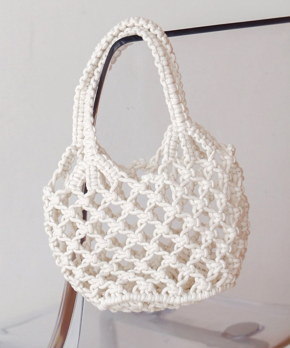 pouch set macrame bag