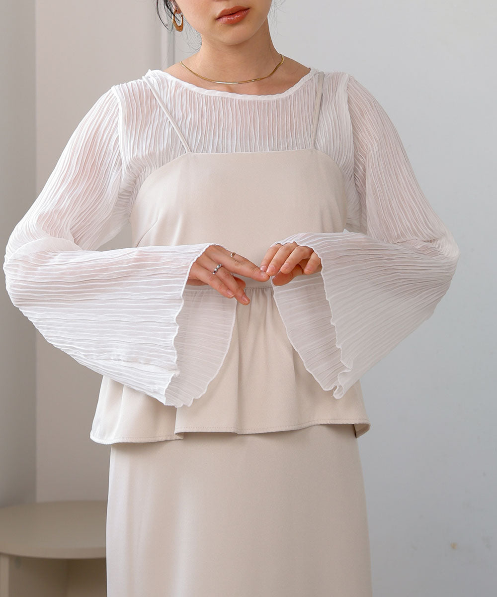 chiffon willow blouse