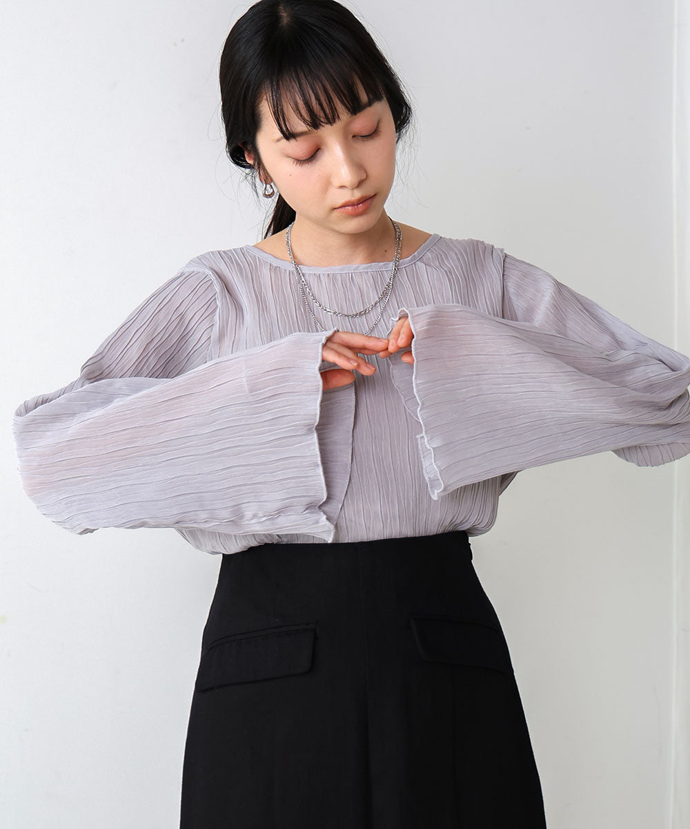 chiffon willow blouse