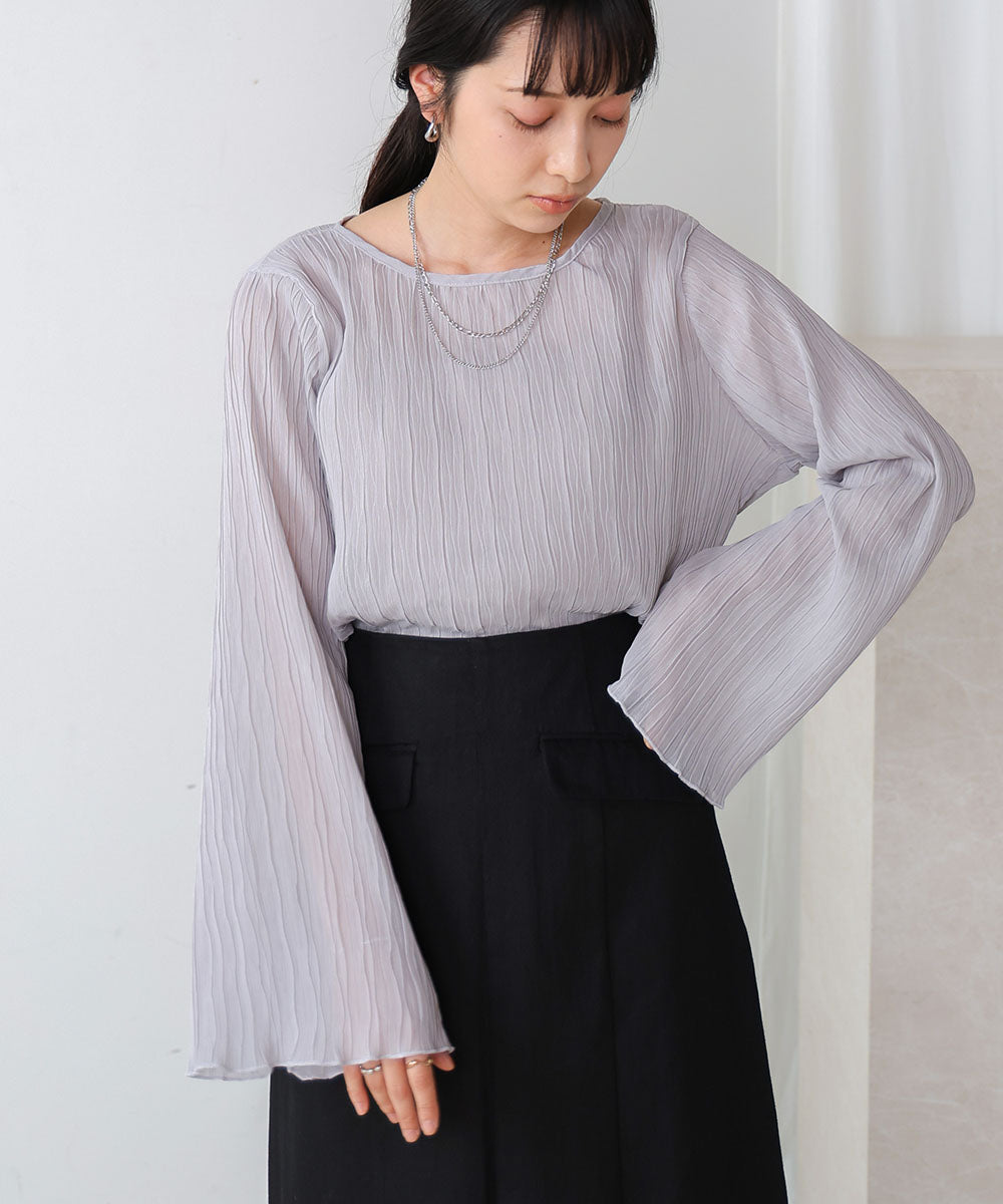 chiffon willow blouse