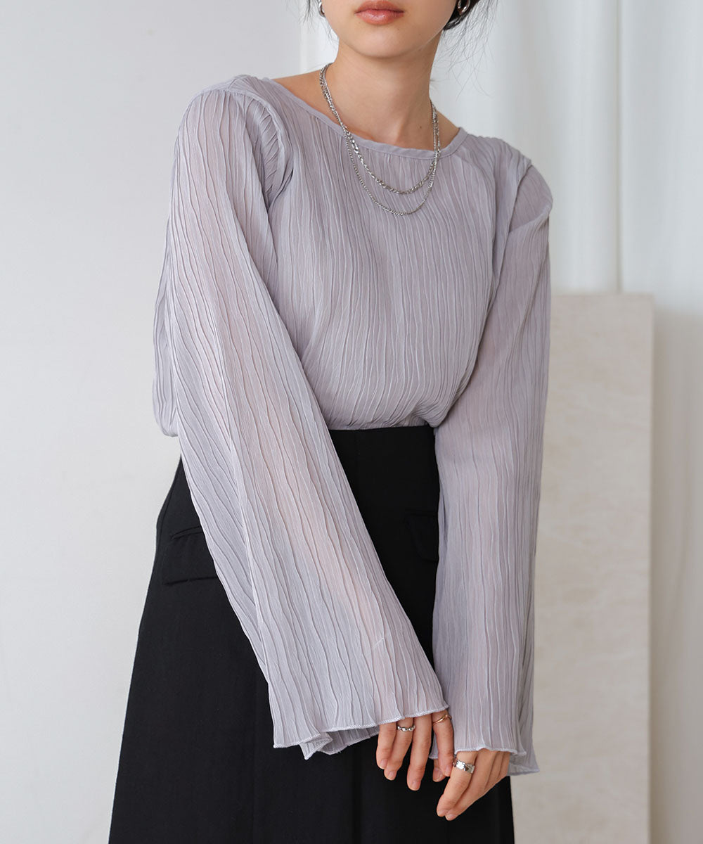 chiffon willow blouse