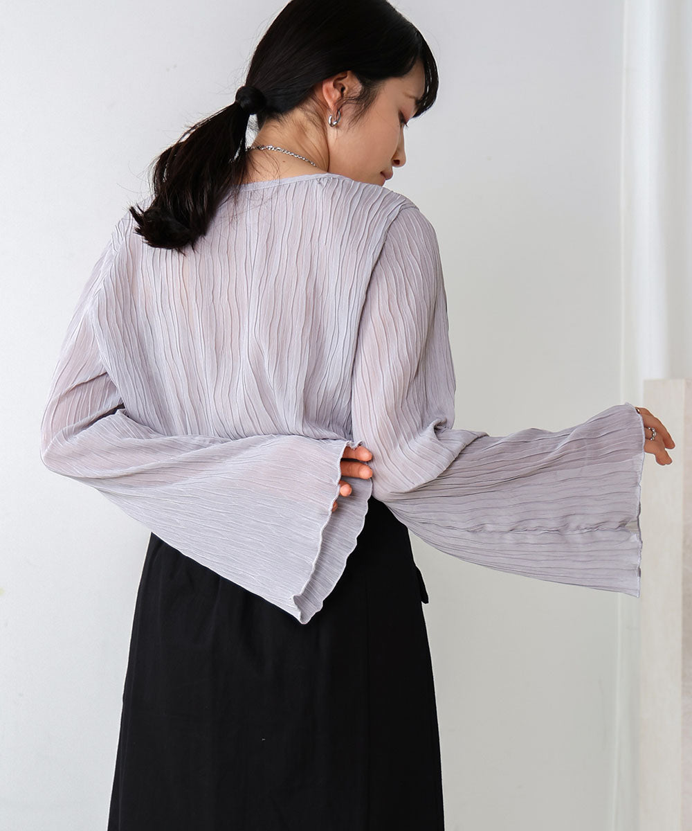 chiffon willow blouse