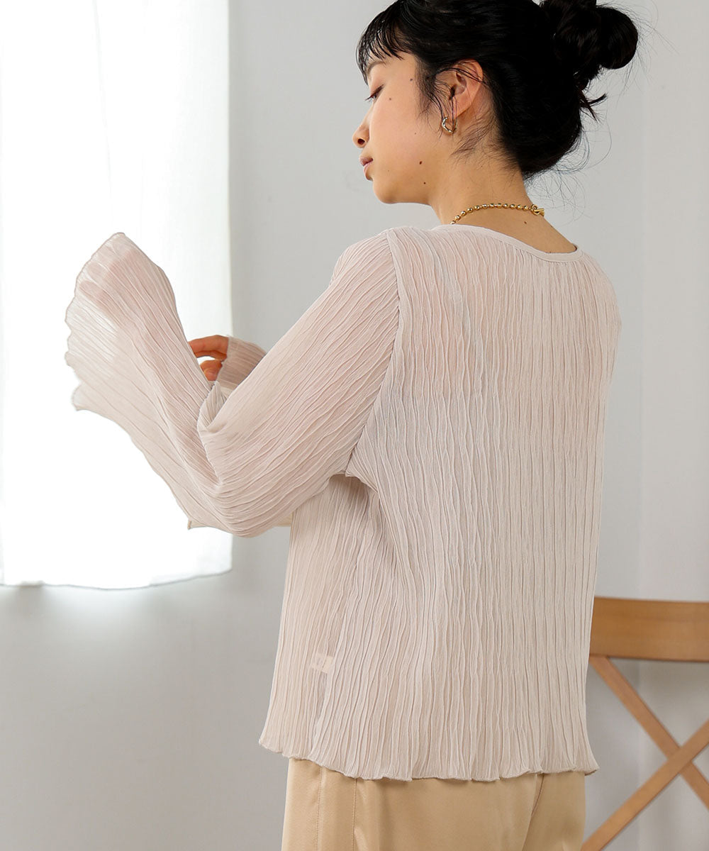 chiffon willow blouse