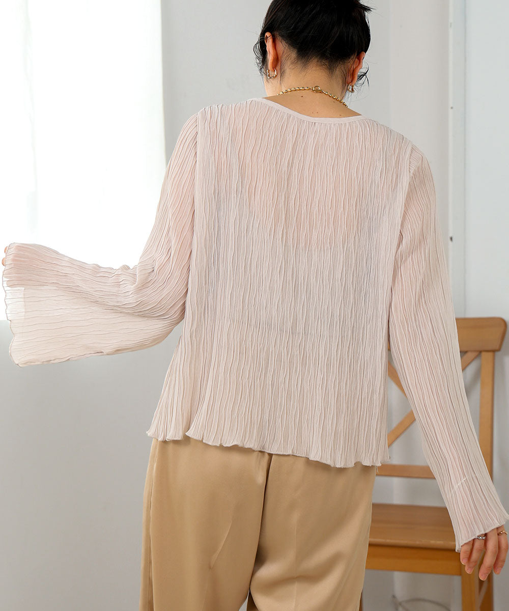 chiffon willow blouse