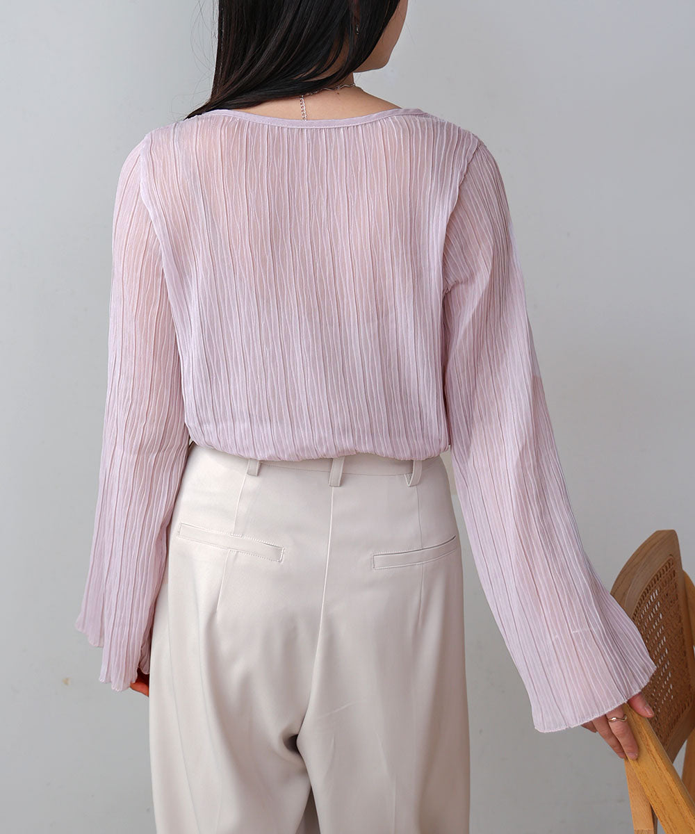 chiffon willow blouse