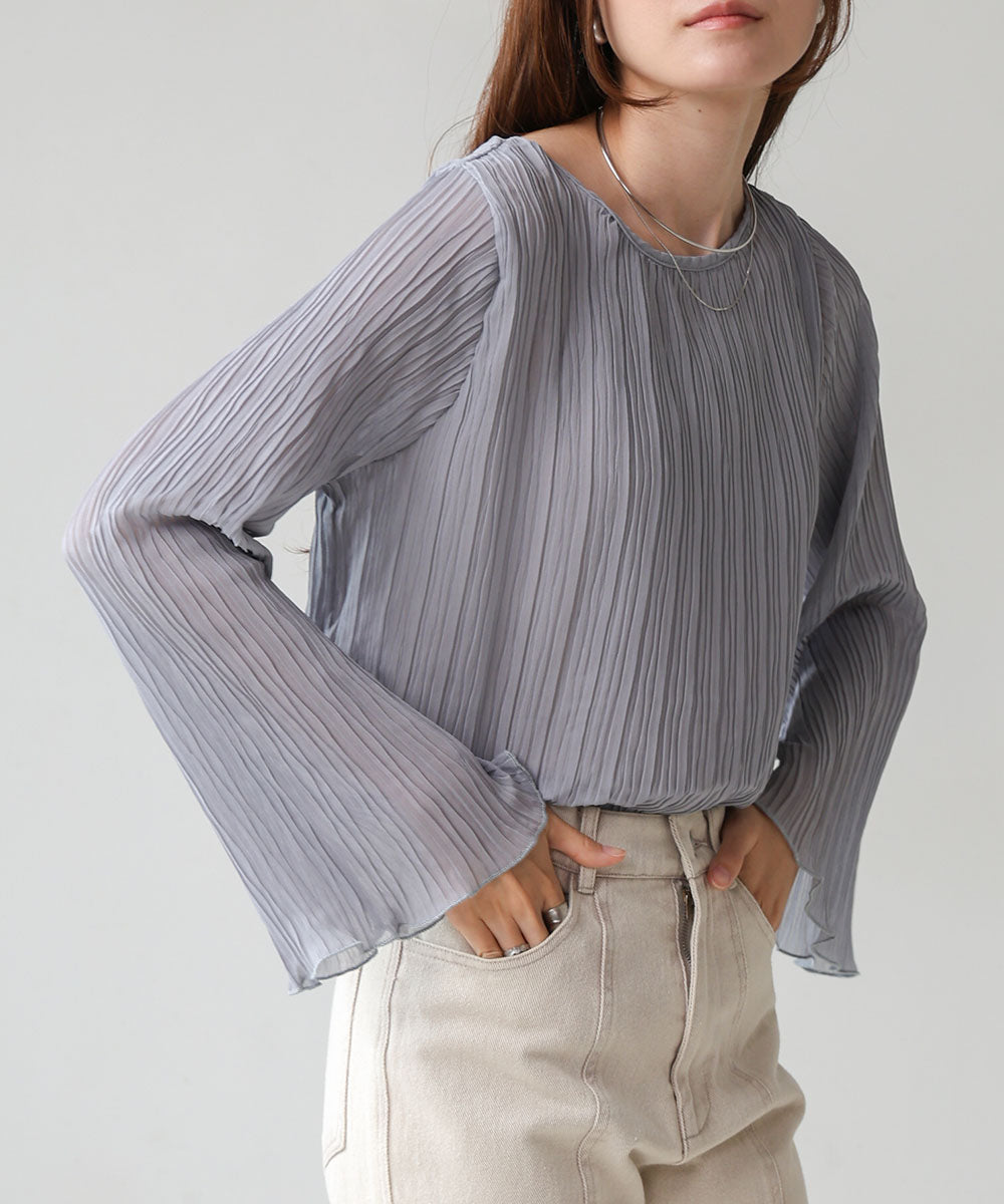 chiffon willow blouse