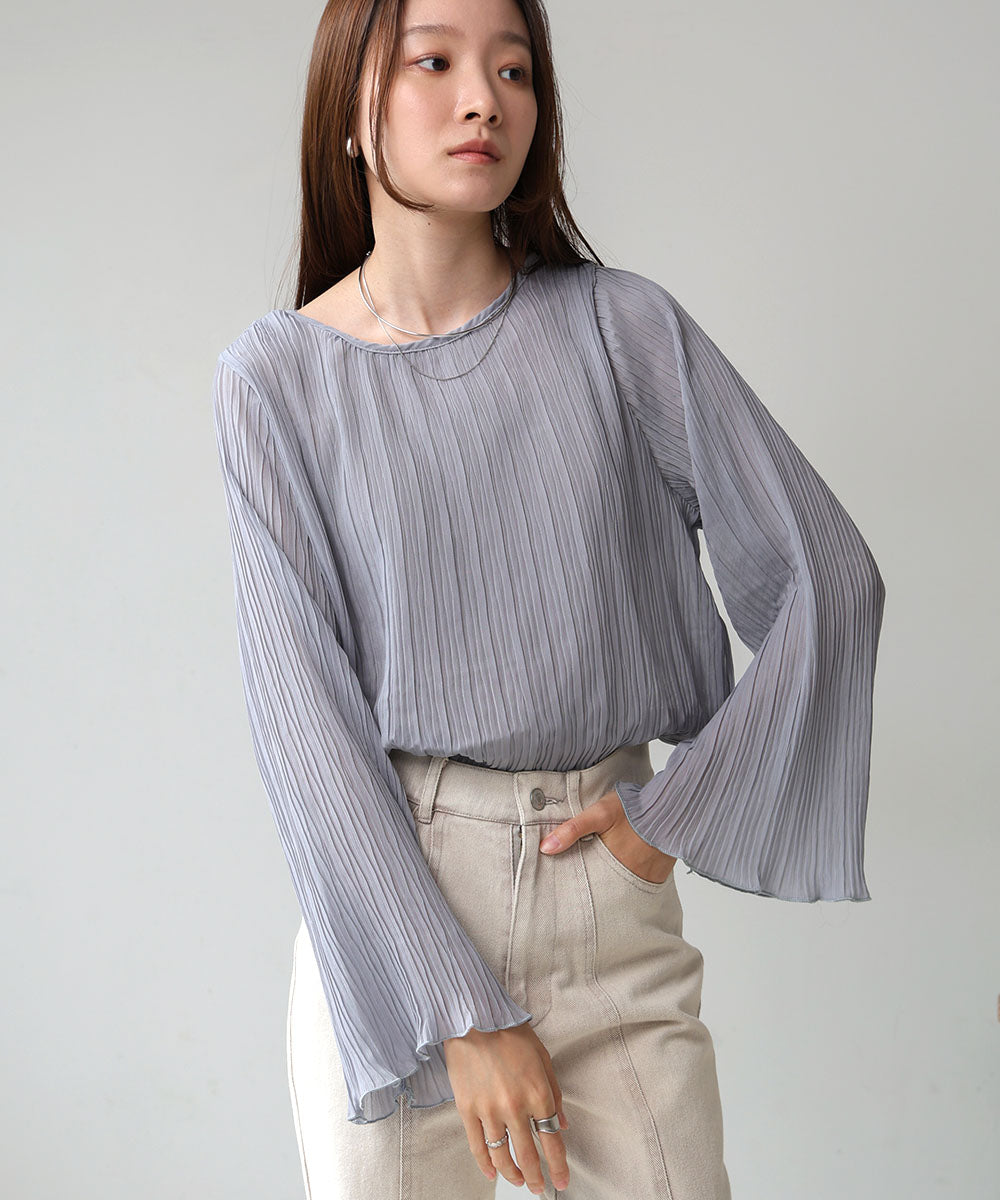 chiffon willow blouse