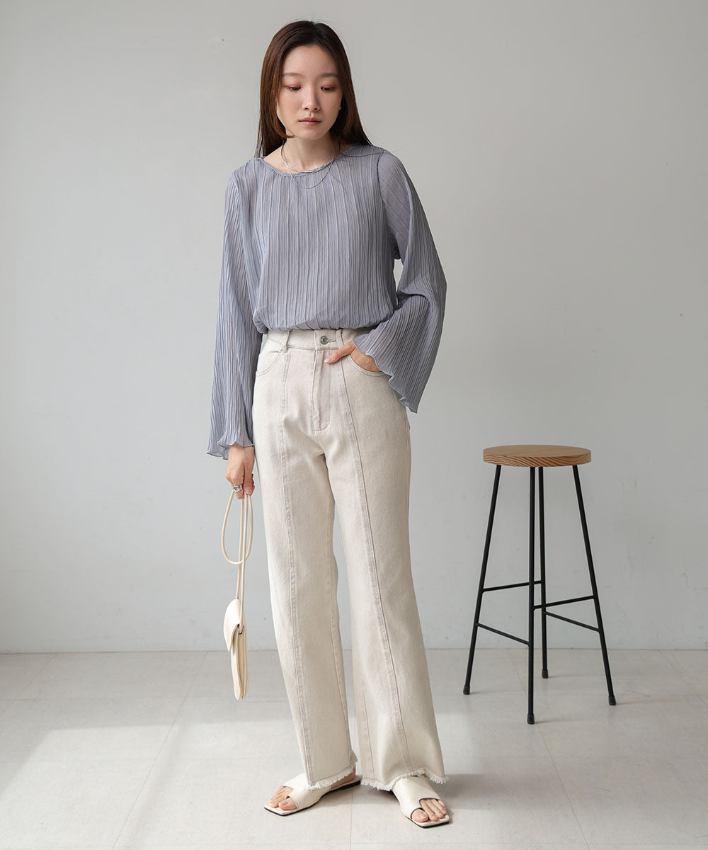 chiffon willow blouse