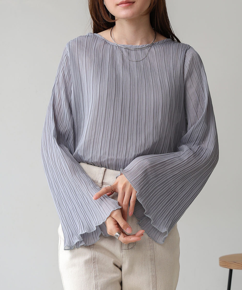 chiffon willow blouse