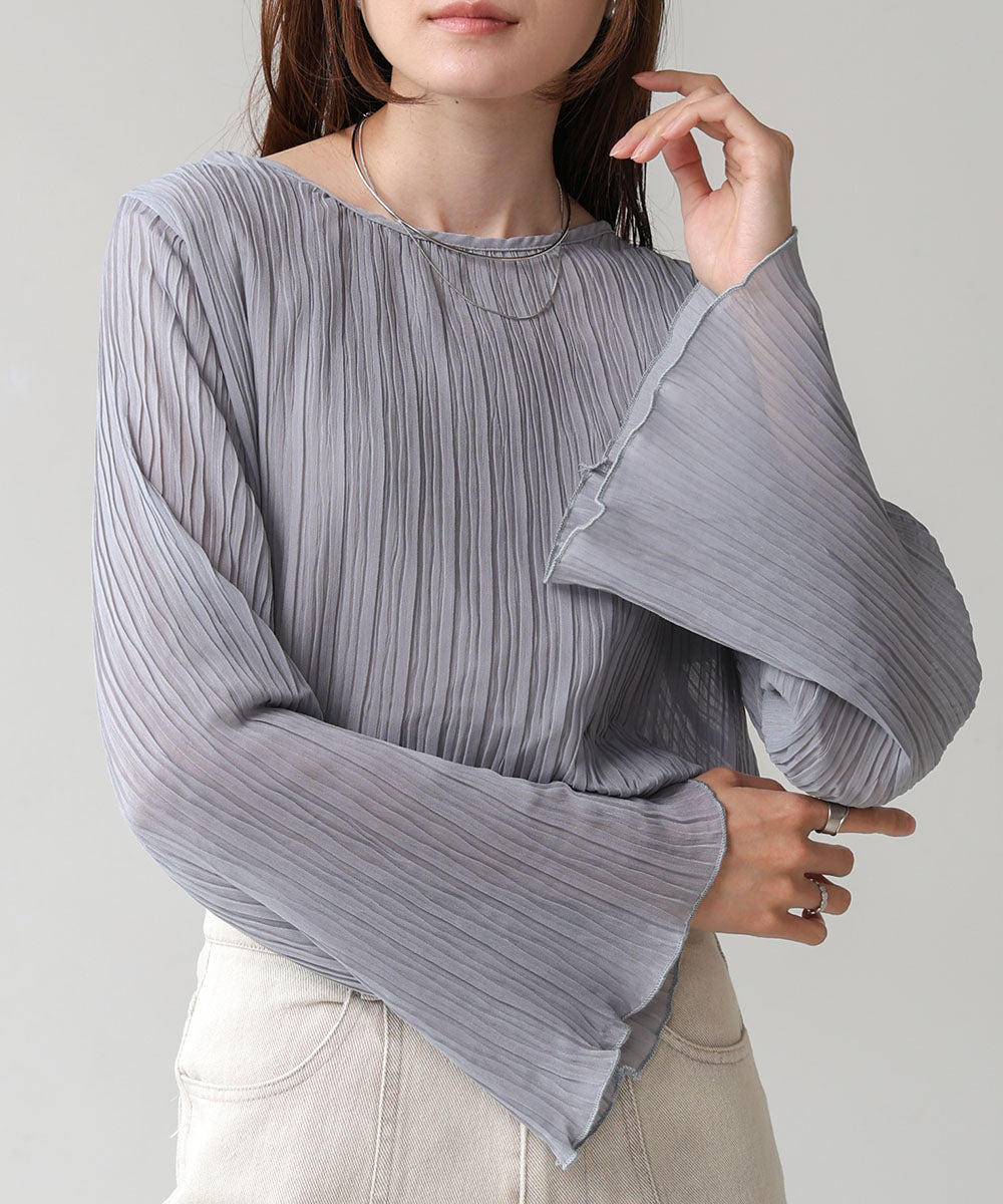 chiffon willow blouse