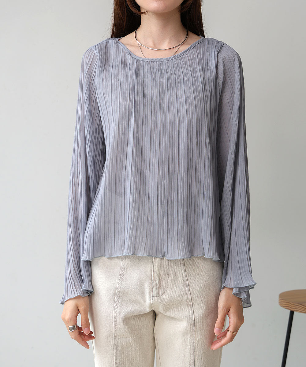 chiffon willow blouse