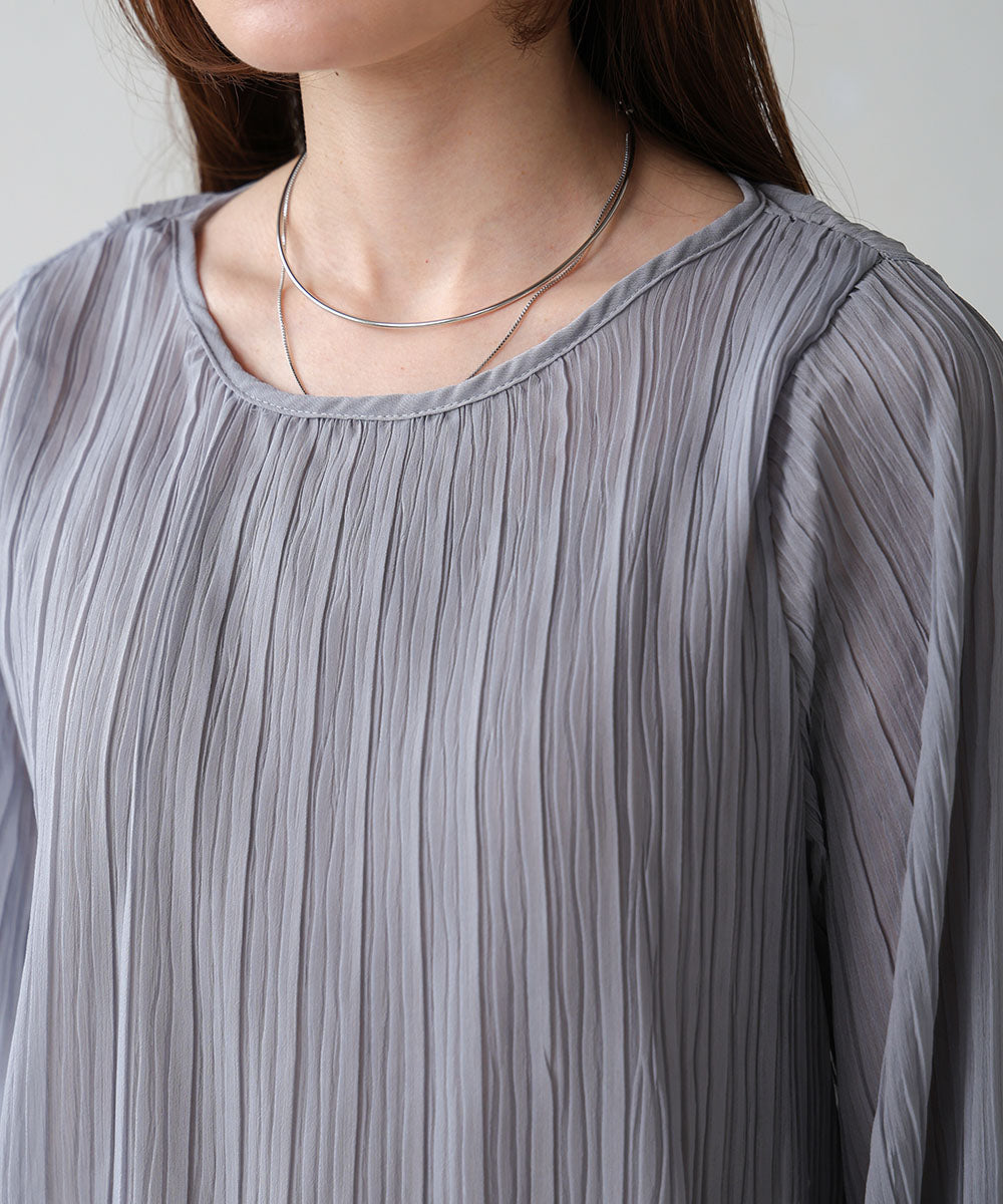 chiffon willow blouse