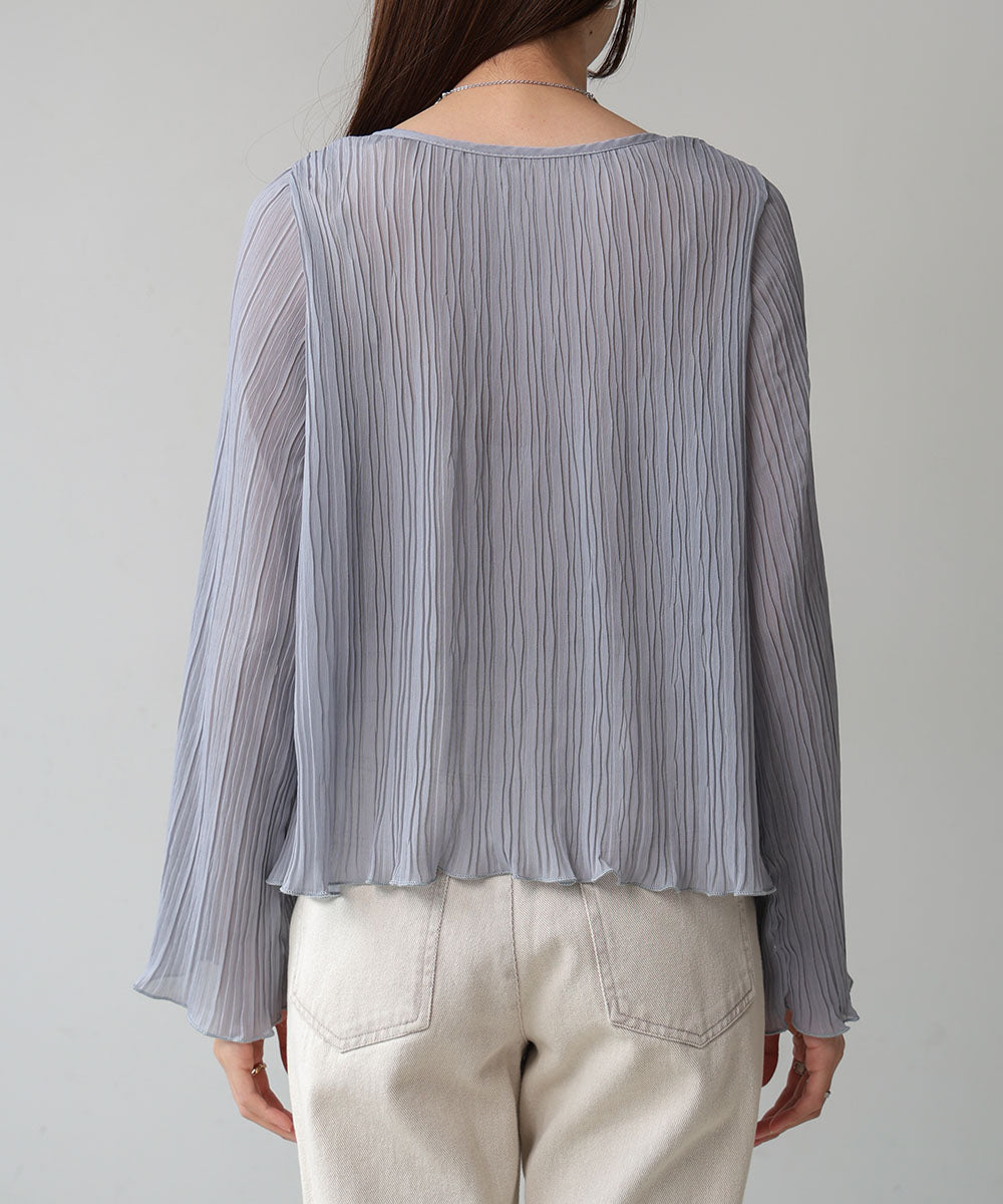 chiffon willow blouse