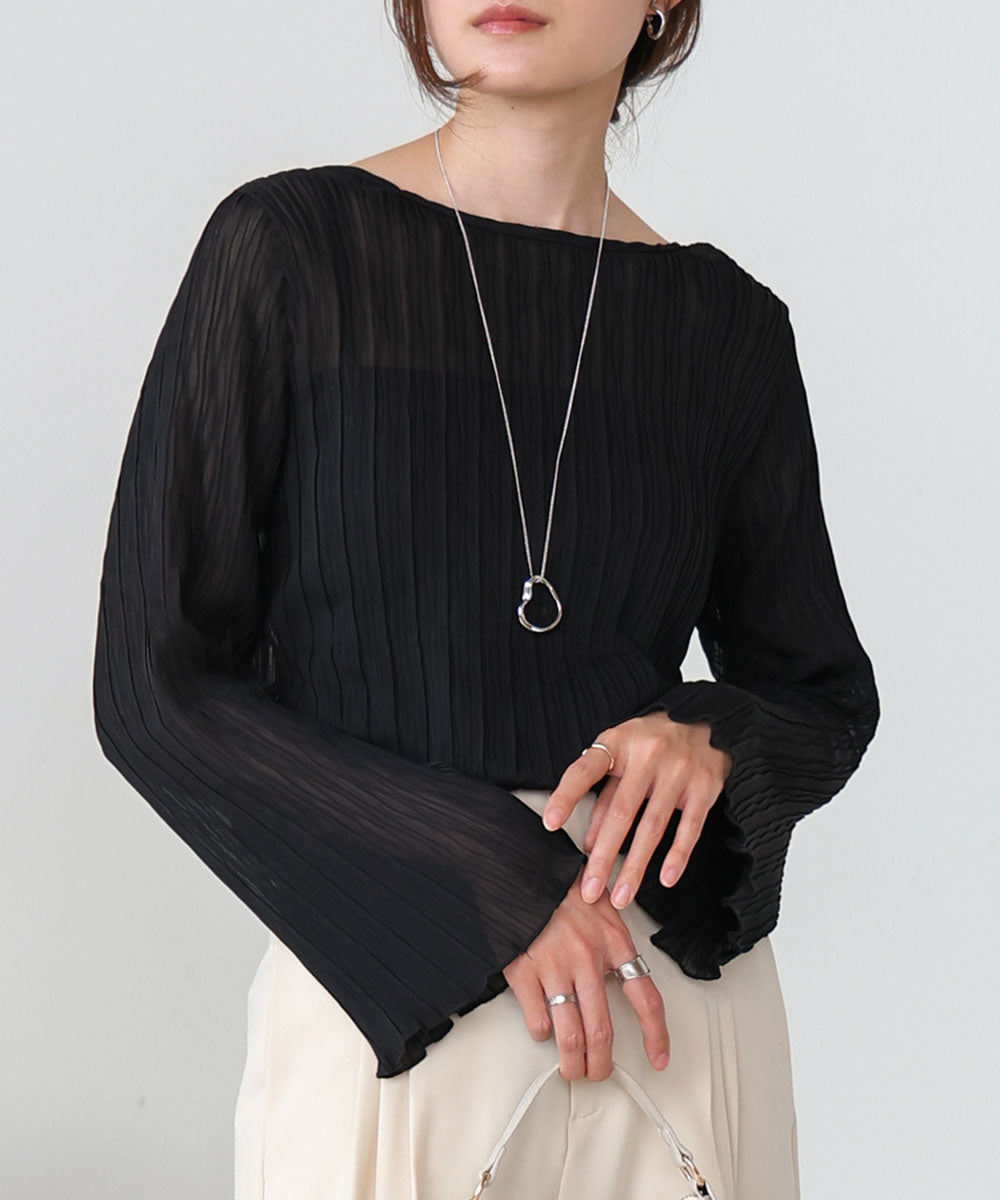 chiffon willow blouse