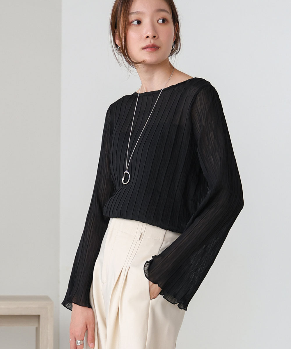 chiffon willow blouse