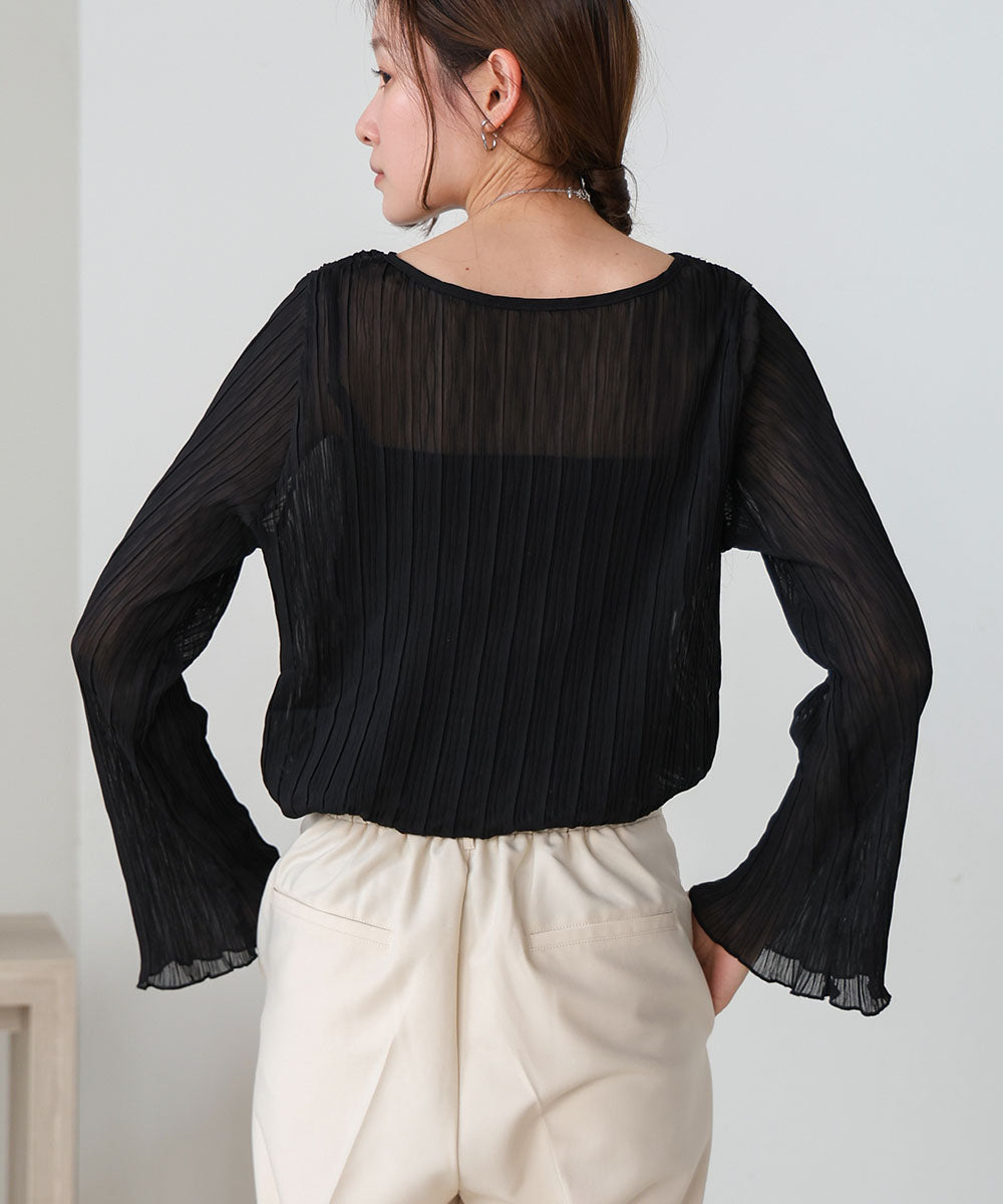 chiffon willow blouse