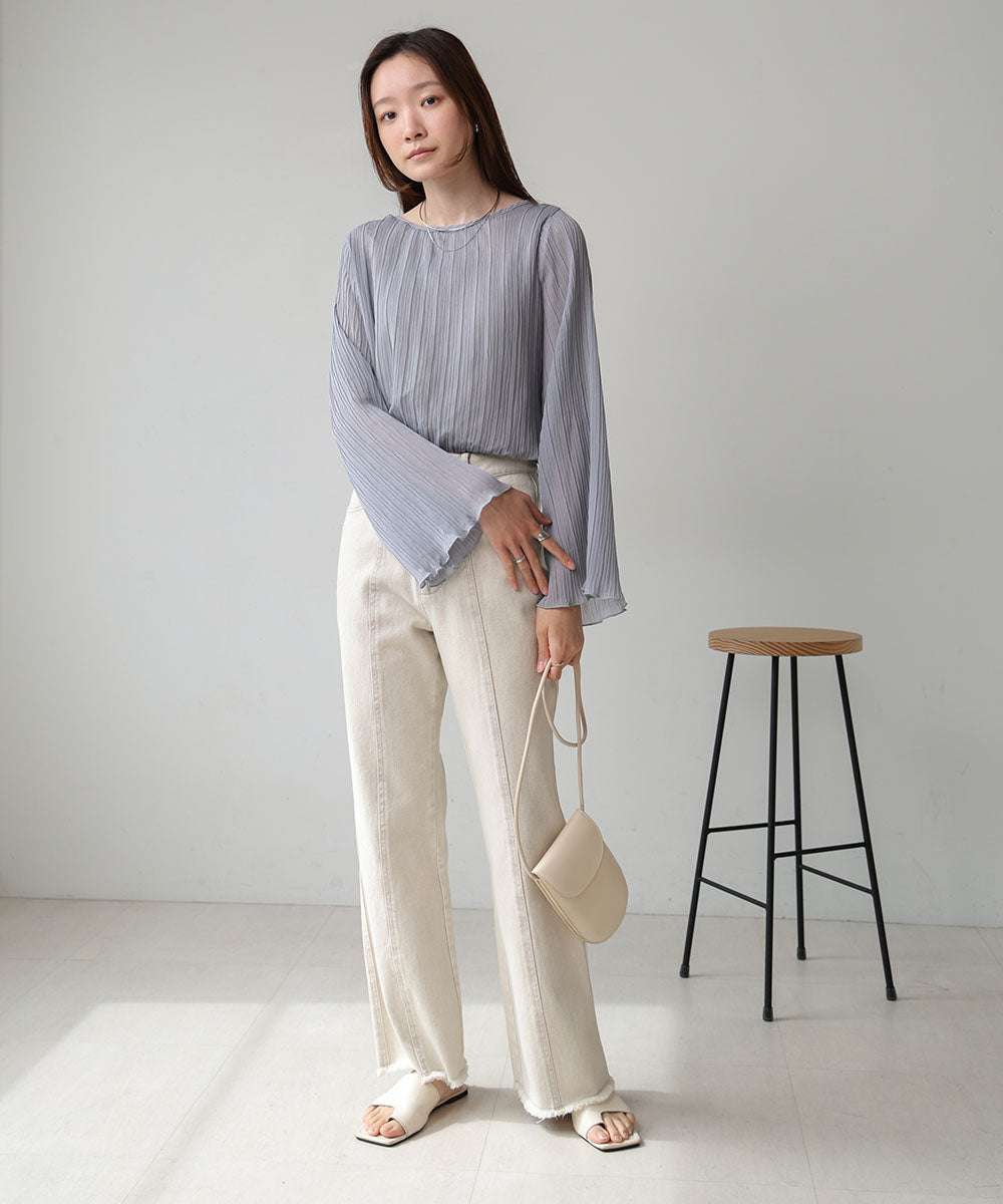 chiffon willow blouse