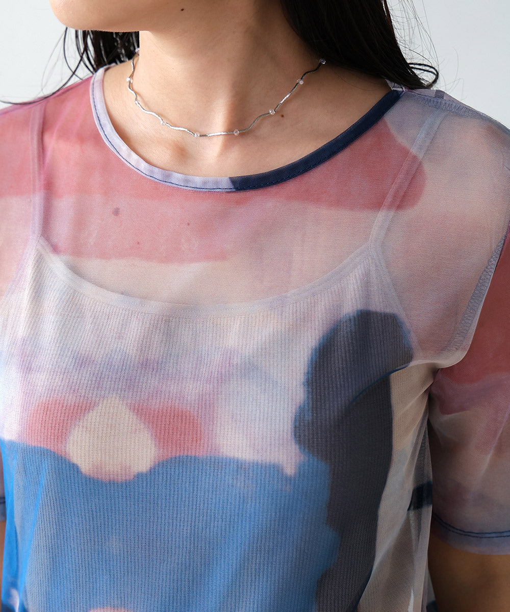 NUANCE MOTIF SHEER TOPS