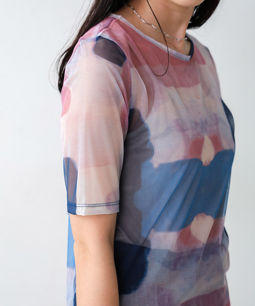 NUANCE MOTIF SHEER TOPS