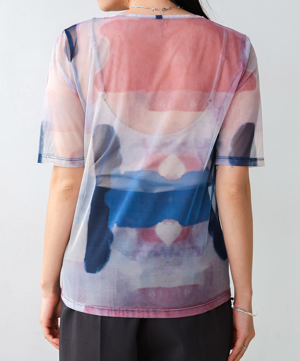 NUANCE MOTIF SHEER TOPS