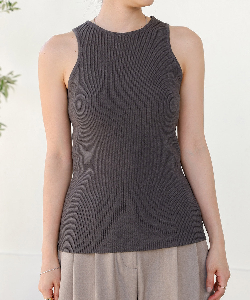 american sleeve ribbed tank top